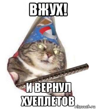 вжух! и вернул хуеплетов, Мем  Кот с арматурой