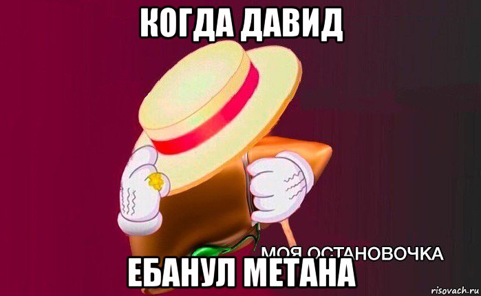 когда давид ебанул метана