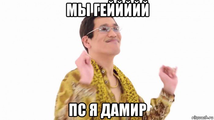 мы геййййй пс я дамир