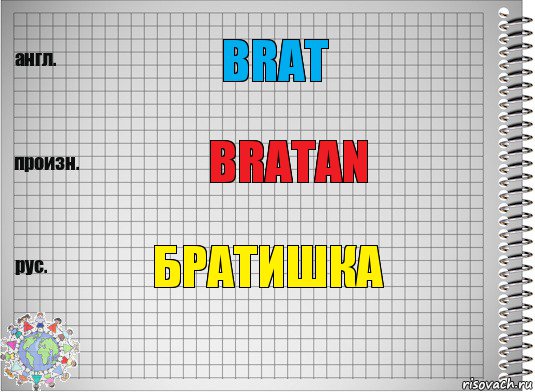 brat bratan братишка, Комикс  Перевод с английского