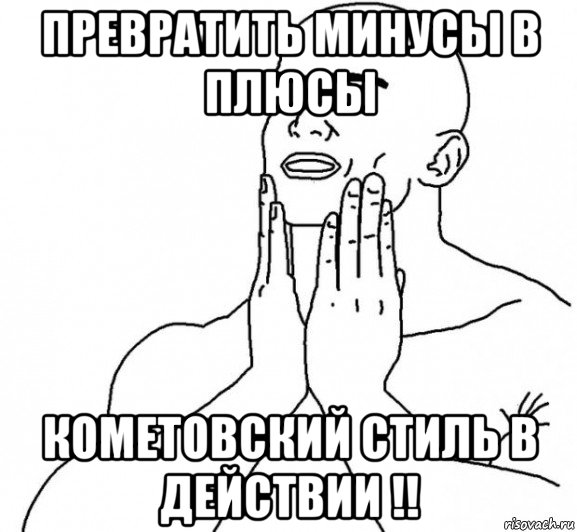 превратить минусы в плюсы кометовский стиль в действии !!, Мем Перфекционист