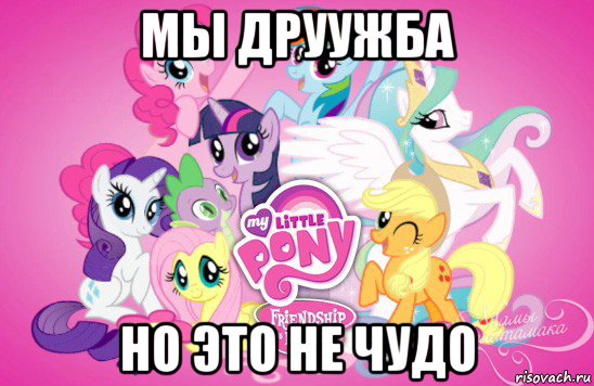 мы друужба но это не чудо