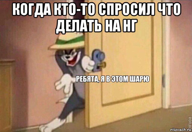 когда кто-то спросил что делать на нг , Мем    Ребята я в этом шарю