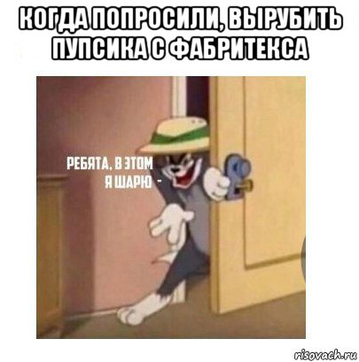 когда попросили, вырубить пупсика с фабритекса , Мем Ребята я в этом шарю