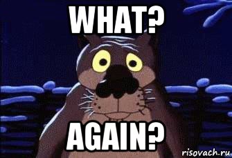 what? again?