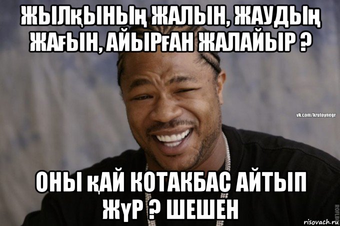 жылқының жалын, жаудың жағын, айырған жалайыр ? оны қай котакбас айтып жүр ? шешен