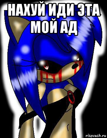 нахуй иди эта мой ад , Мем Sonic exe