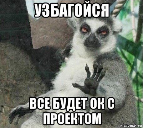 узбагойся все будет ок с проектом