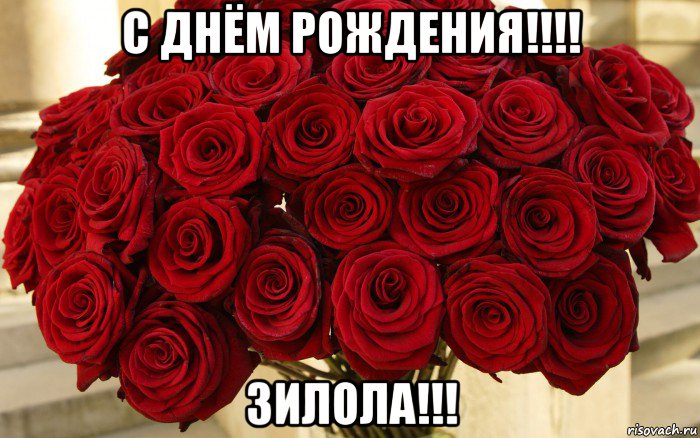 с днём рождения!!!! зилола!!!