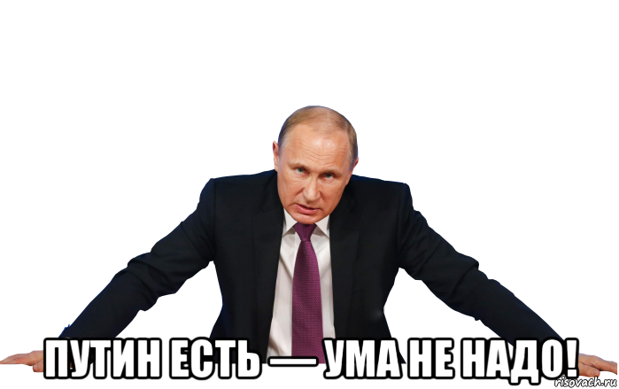  путин есть — ума не надо!