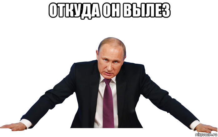 откуда он вылез 
