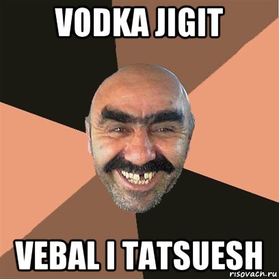 vodka jigit vebal i tatsuesh, Мем Я твой дом труба шатал