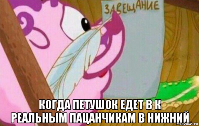  когда петушок едет в к реальным пацанчикам в нижний
