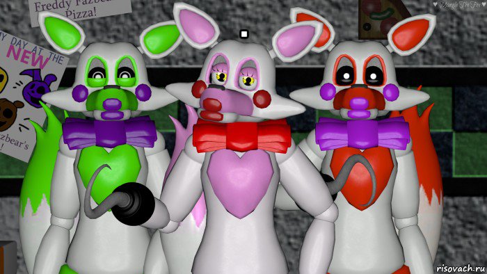 . , Мем Фнаф Мангл fnaf Mangle Лолбит lolbit