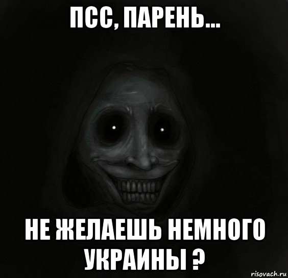 псс, парень... не желаешь немного украины ?, Мем Ночной гость