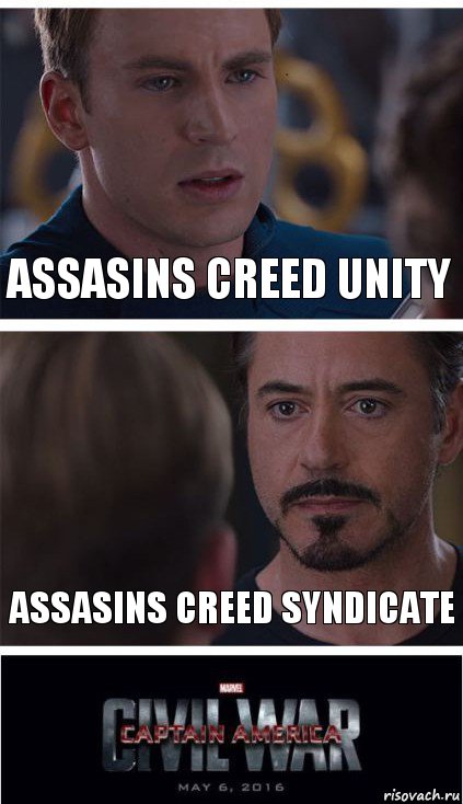 Assasins creed Unity Assasins creed Syndicate, Комикс   Гражданская Война