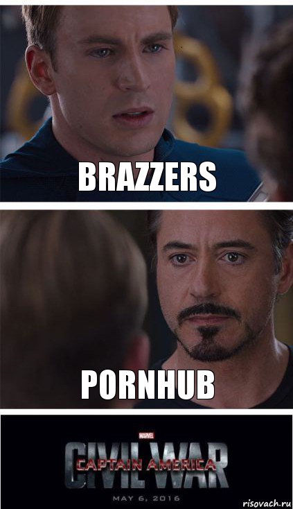 Brazzers Pornhub, Комикс   Гражданская Война