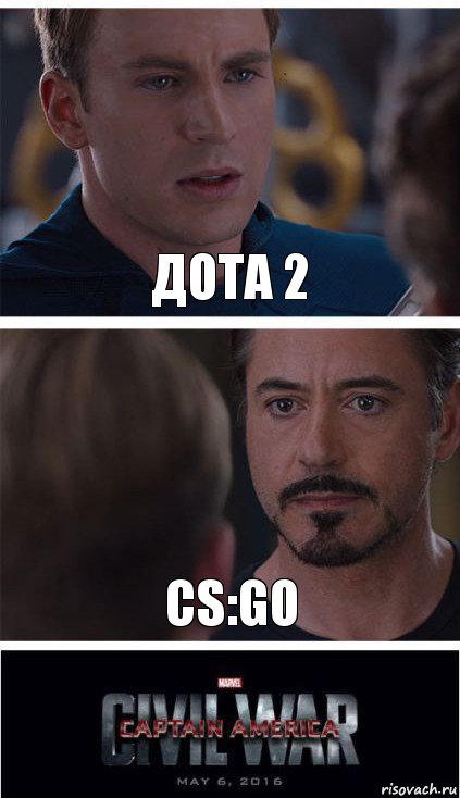 Дота 2 Cs:Go, Комикс   Гражданская Война