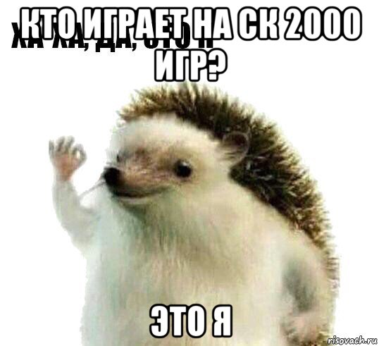 кто играет на ск 2000 игр? это я, Мем Ха-ха да это я