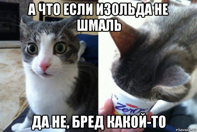 а что если изольда не шмаль да не, бред какой-то
