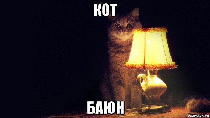 кот баюн, Мем Кот лампа