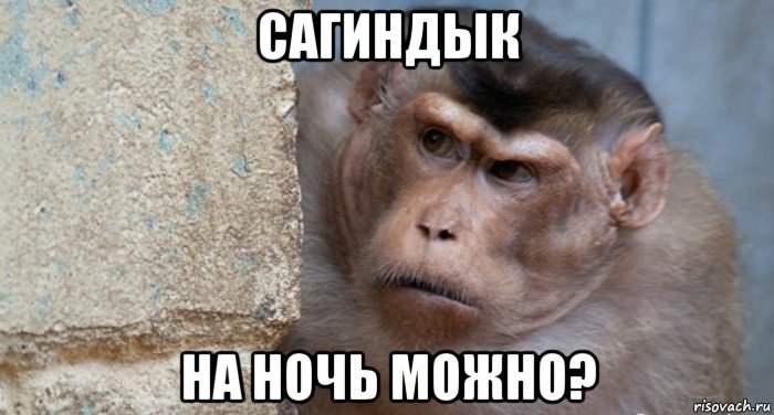сагиндык на ночь можно?