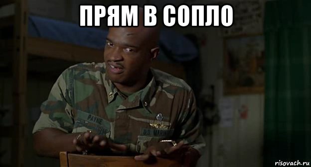 прям в сопло , Мем Пейн