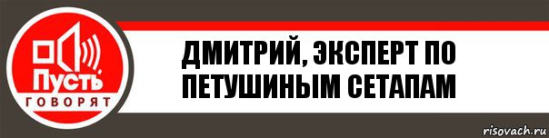 Дмитрий, эксперт по петушиным сетапам, Комикс   пусть говорят