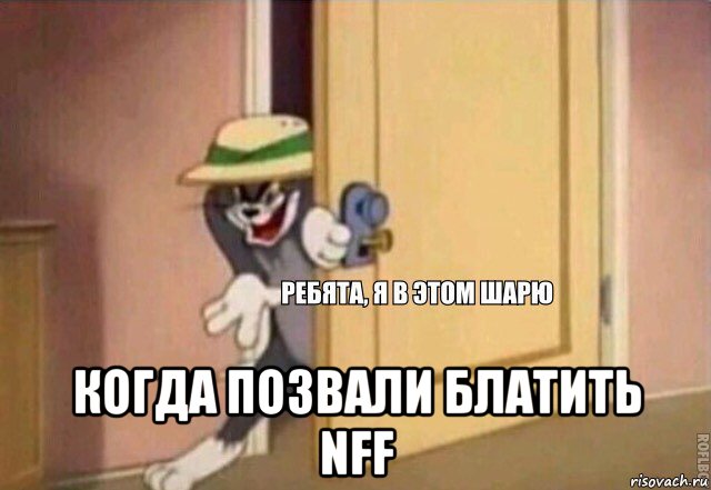  когда позвали блатить nff, Мем    Ребята я в этом шарю