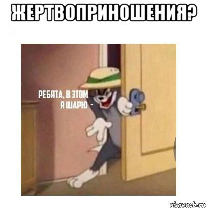 жертвоприношения? , Мем Ребята я в этом шарю