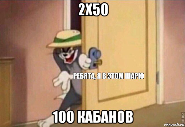 2x50 100 кабанов, Мем    Ребята я в этом шарю