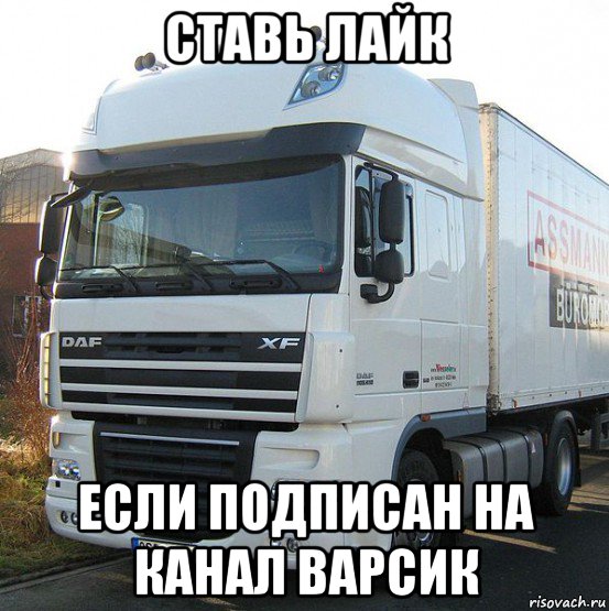 ставь лайк если подписан на канал варсик