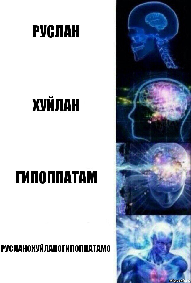 РУСЛАН ХУЙЛАН ГИПОППАТАМ РУСЛАНОХУЙЛАНОГИПОППАТАМО, Комикс  Сверхразум