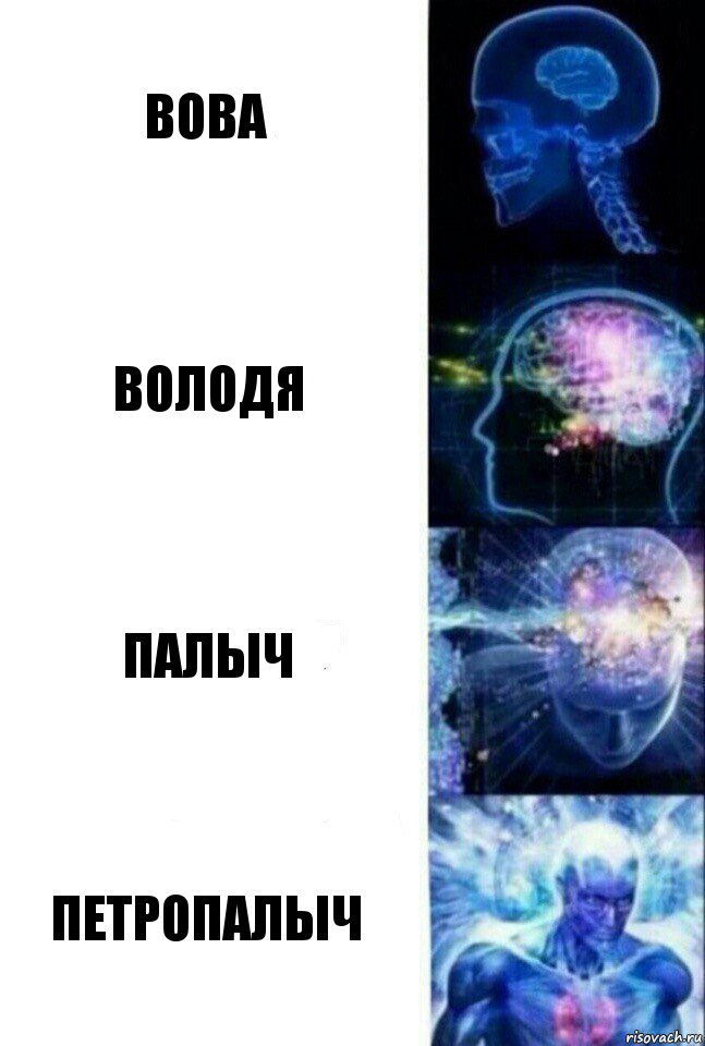 Вова Володя Палыч Петропалыч, Комикс  Сверхразум