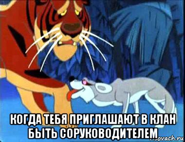  когда тебя приглашают в клан быть соруководителем