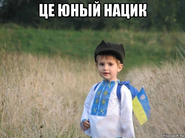 це юный нацик , Мем Украина - Единая