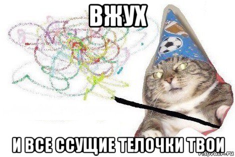 вжух и все ссущие телочки твои, Мем Вжух мем