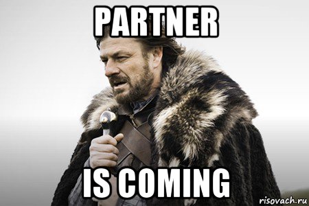 partner is coming, Мем Winter is coming