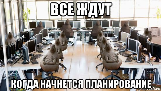 все ждут когда начнется планирование