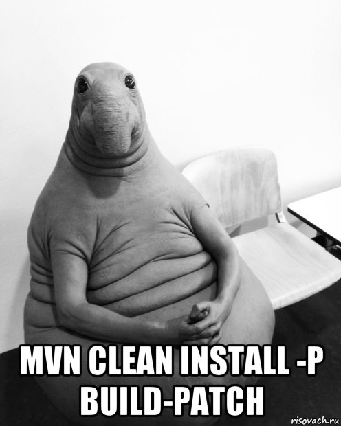  mvn clean install -p build-patch, Мем  Ждун