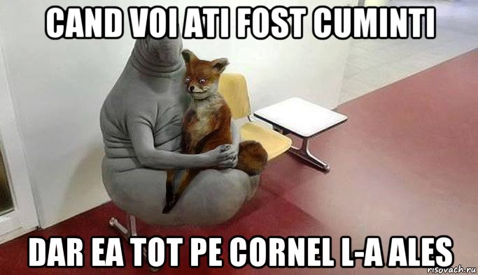 cand voi ati fost cuminti dar ea tot pe cornel l-a ales