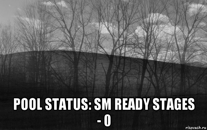  pool status: sm ready stages - 0, Мем безысходность тлен боль