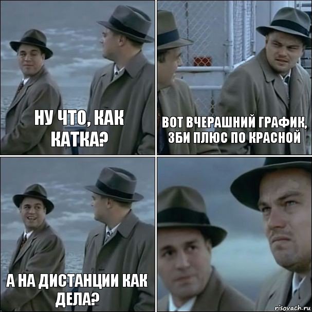 ну что, как катка? вот вчерашний график, 3би плюс по красной а на дистанции как дела? , Комикс дикаприо 4