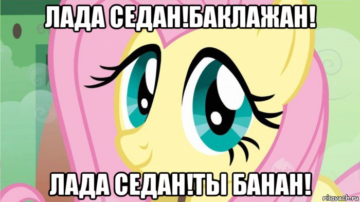 лада седан!баклажан! лада седан!ты банан!, Мем DONT TOUCH MY FLUTTERSHY SON OF 