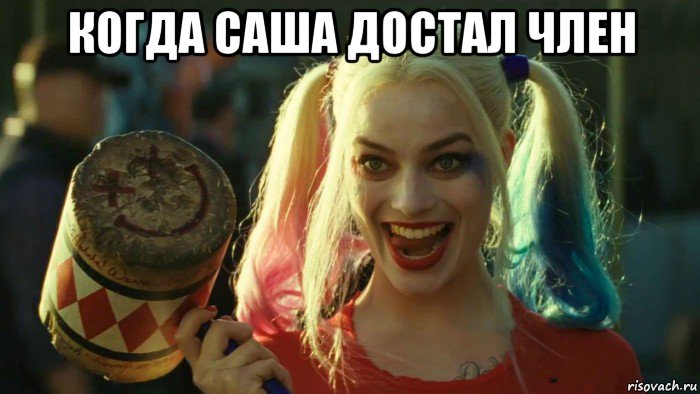 когда саша достал член , Мем    Harley quinn