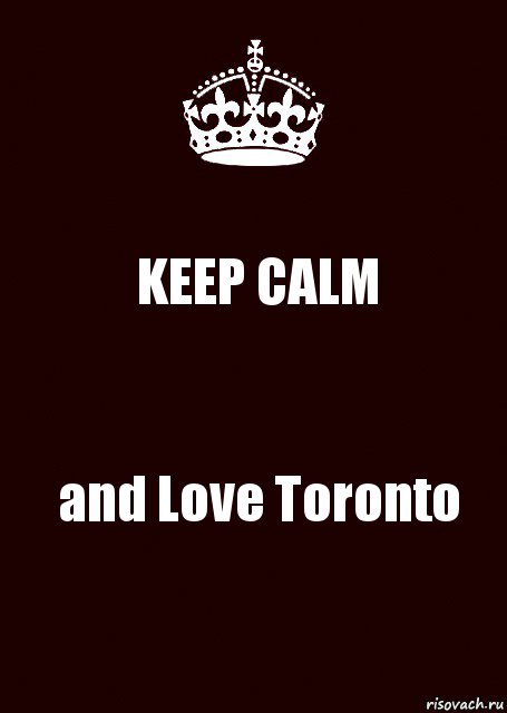 KEEP CALM and Love Toronto, Комикс keep calm