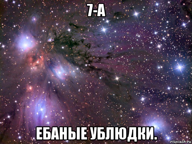 7-а ебаные ублюдки., Мем Космос