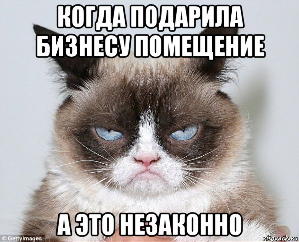 когда подарила бизнесу помещение а это незаконно