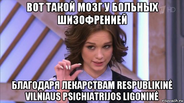 вот такой мозг у больных шизофренией благодаря лекарствам respublikinė vilniaus psichiatrijos ligoninė, Мем Ну там  на донышке