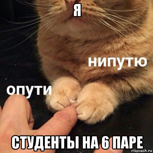 я студенты на 6 паре